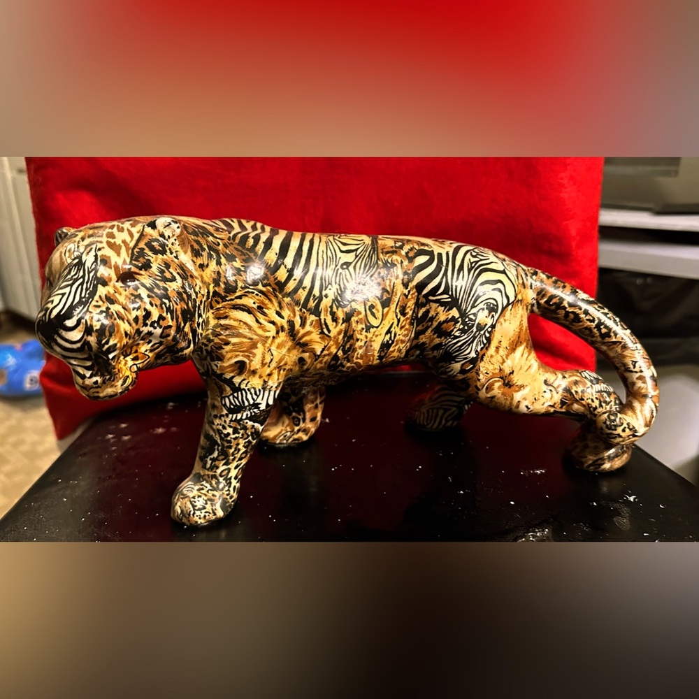 Vintage Panther Sculpture
